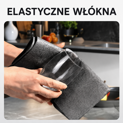 MIKROCLEAN PRO — ŚCIERECZKA DO SZKŁA, EKRANÓW I STALI  [30×30 cm, 10 ściereczek]