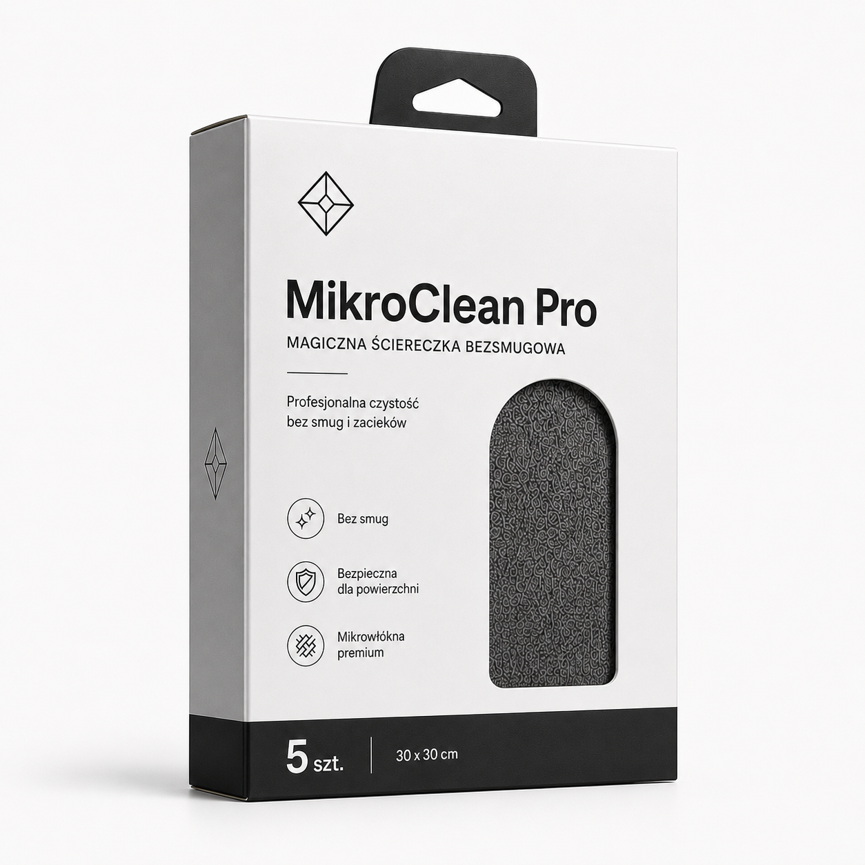 MikroClean Pro - Magiczna Ściereczka Bezsmugowa 5 szt.
