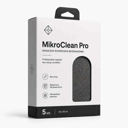 MikroClean Pro - Magiczna Ściereczka Bezsmugowa 5 szt.