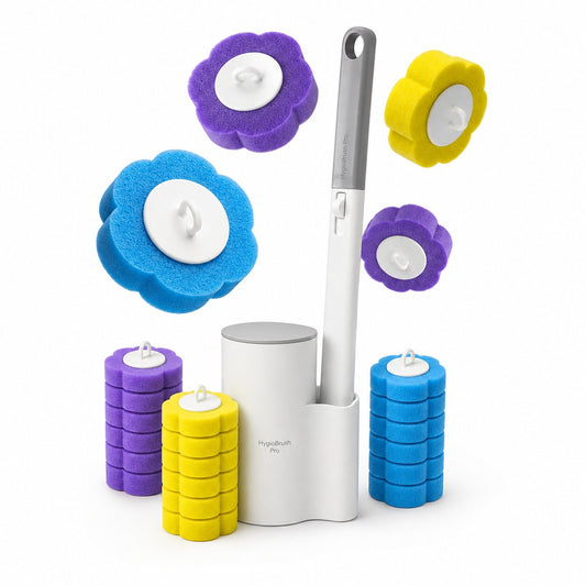HygioBrush Pro - Bezdotykowa Szczotka do WC z Wymiennymi Główkami